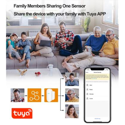 Imagem de Sensor de porta WiFi PHOVOLT Tuya Smart em tempo real (1 pacote)