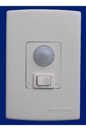 Imagem de Sensor De Presença 4 X 2 Com Tecla 180 Graus - Qualitronix