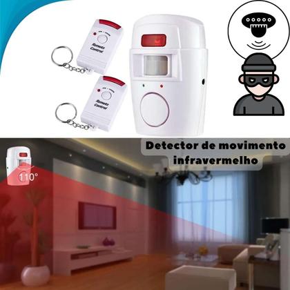 Imagem de Sensor de Presença com Sirene Ideal para Casa e Loja