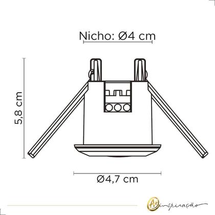 Imagem de Sensor De Presença Embutido Com Fotocélula Iluminação Infra