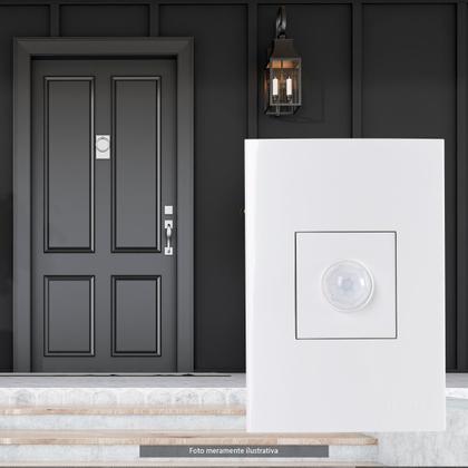 Imagem de Sensor de Presença Embutir Parede 4x2 Com Fotocelula Sleek