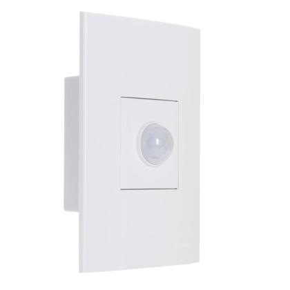 Imagem de Sensor de Presença Embutir Parede 4x2 Com Fotocelula Sleek
