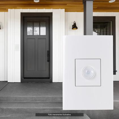Imagem de Sensor de Presença Embutir Parede 4x2 Com Fotocelula Sleek