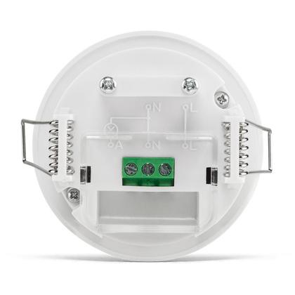 Imagem de Sensor De Presença Fotocélula Para Iluminação Automático De Embutir Teto Intelbras ESP 360 E Bivolt