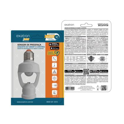 Imagem de Sensor de Presença Fotocélula Para Iluminação Smart X-Control E27 Bivolt
