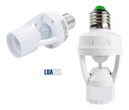 Imagem de Sensor De Presença Fotocélula Para Lâmpada Até 60w Detecção 360º Soquete E27 Luatek LK-6015