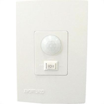 Imagem de Sensor De Presenca + Fotocelula Qualitronix Embutir 180º Com Chave - Qi6M