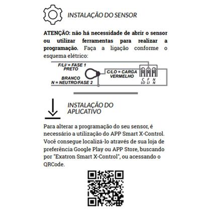 Imagem de Sensor De Presença Frontal Externo Smart X-Control Exatron