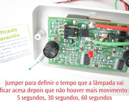 Imagem de Sensor de Presença MPL13 Ultrassônico Ultrassensível para Lâmpadas Refletores