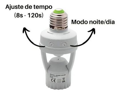Imagem de Sensor De Presença P/ Lâmpada Soquete E27 Automático Luz