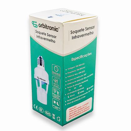 Imagem de Sensor De Presença P/lâmpada Soquete E27 C/fotocélula Bocal