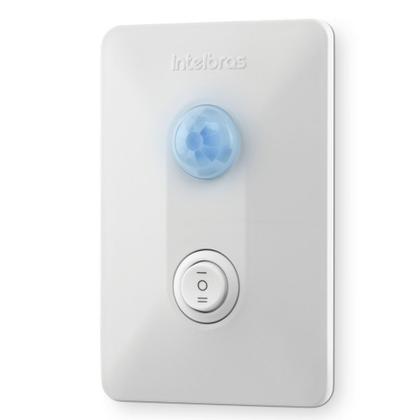 Imagem de Sensor de Presença para Iluminação 120 Embutir 4x2 c/Interruptor ESPI 180 E+ Intelbras