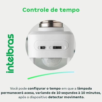 Imagem de Sensor de Presença para Iluminação Intelbras ESPI 360 S  Bivolt, Instalação no Teto