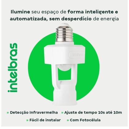 Imagem de Sensor de Presença para Iluminação Intelbras ESPI 360 S  Bivolt, Instalação no Teto