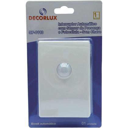 Imagem de Sensor De Presença Sem Chave 9m 4x2 100 240v Decorlux