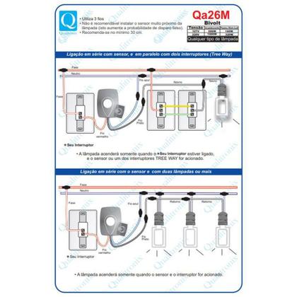 Imagem de Sensor de Presença Sobrepor Externo 180g Qa26m Qualitronix