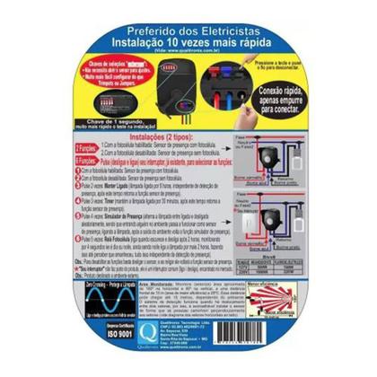 Imagem de Sensor de Presença Sobrepor Externo 180g Qa26m Qualitronix