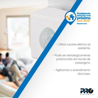 Imagem de Sensor de Presença Sobrepor Parede 360 Proeletronic