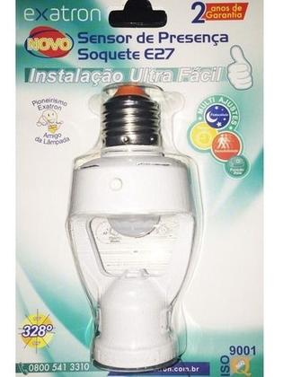 Imagem de Sensor De Presença Soquete Base E27 Função Rele Exatron