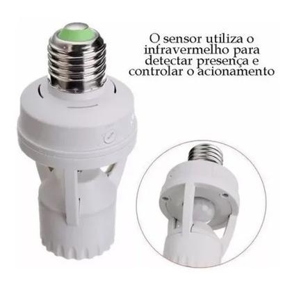 Imagem de Sensor De Presença Soquete De Luz Iluminação E27 Movimento 360