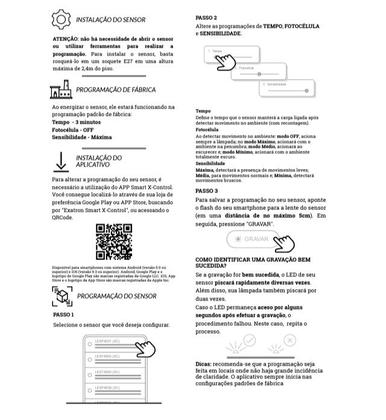 Imagem de Sensor De Presença Soquete E27 Xcontrol Bivolt Exatron