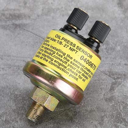 Imagem de Sensor De Pressão De Óleo Do Motor Universal De Dupla Saída 1/8 NPT Para Medidor De Mercado