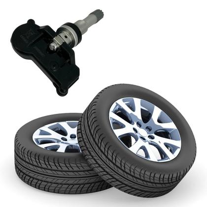 Imagem de Sensor de pressão de pneu tpms 26689967 GM 433 MHz onix premier e plus e tracker modelo cinza metálico