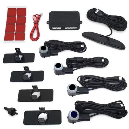 Imagem de Sensor de Ré OEM Preto S10 2007 2008 2009 2010 2011 Padrão Fábrica Medida Distância