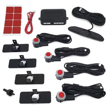 Imagem de Sensor de Ré OEM Vermelho New Fiesta 2015 2016 2017 2018 Padrão Fábrica Medida Distância