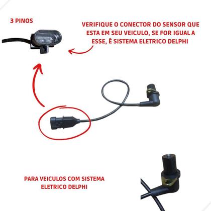Imagem de Sensor De Rotação - Towner Van, Estendida Pickup Effa Delphi