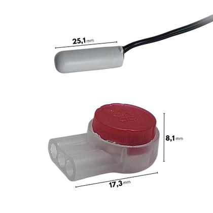 Imagem de Sensor de Temperatura Compatível com Geladeira Consul 2 Portas 386L CRM44ABBS2