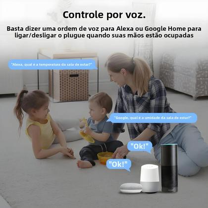 Imagem de Sensor De Temperatura E Umidade Inteligente Tuya Zigbee Wifi, Termômetro Alimentado Por Bateria,