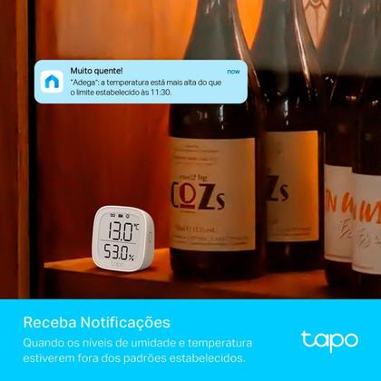 Imagem de Sensor De Temperatura e Umidade Smart TP-Link, Display Integrado, Branco - Tapo T315(EU)