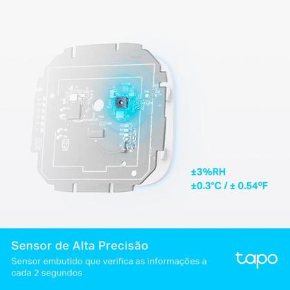 Imagem de Sensor De Temperatura e Umidade Smart TP-Link, Display Integrado, Branco - Tapo T315(EU)