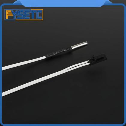 Imagem de Sensor De Temperatura Termistor HT-NTC100K 2pcs 1M Para 350 Graus Prusa I3 MK2S MK3 MK3S Extrusora