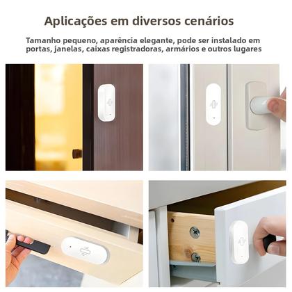 Imagem de Sensor De Vibração WiFi Tuya Detecção Sensível Alertas Inteligentes Compatível Com Alexa Google Home
