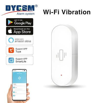 Imagem de Sensor De Vibração WiFi Tuya Detecção Sensível Alertas Inteligentes Compatível Com Alexa Google Home