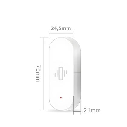 Imagem de Sensor De Vibração WiFi Tuya Detecção Sensível Alertas Inteligentes Compatível Com Alexa Google Home