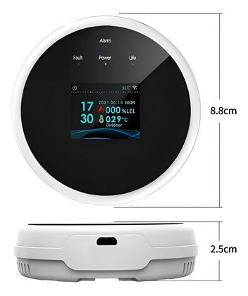 Imagem de Sensor Detector Vazamento De Gás Wifi Alexa Google Home