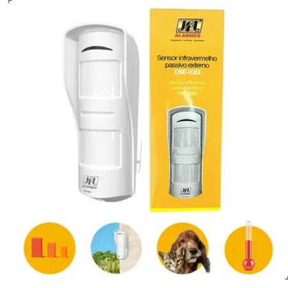Imagem de Sensor Dse830i Para Áreas Externas Com Fio Pet 30Kg JFL