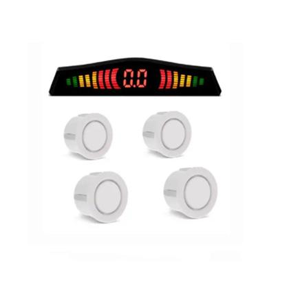 Imagem de Sensor Estacionamento 4 Sensores Ré 18mm Display Led Cor Branco