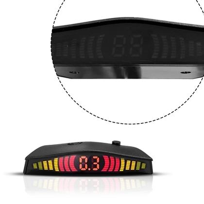 Imagem de Sensor Estacionamento Emborrachado Parachoque Ferro Cromado