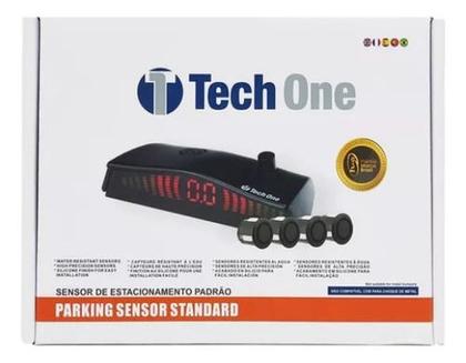 Imagem de Sensor Estacionamento Prata Ré 4 Sensores Display Cores Tech One