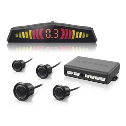 Imagem de Sensor Estacionamento Ré 4 Sensores Display Led Sinal Sonoro