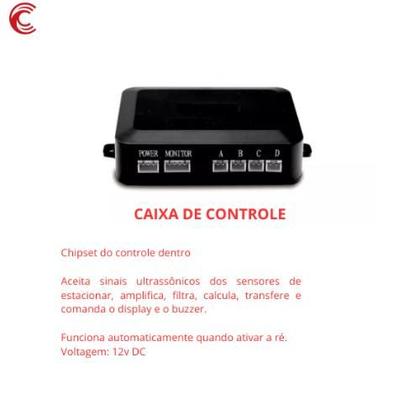 Imagem de Sensor estacionamento ré emborrachado p/ parachoque de ferro