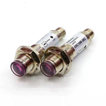Imagem de SENSOR FOT. BARREIRA M18 ERC18M-5B2 NF PNP 10-30Vdc SAIDA CON. M12 4 pinos - Sn 5m - AOTORO