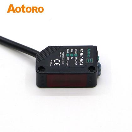 Imagem de SENSOR FOT. BARREIRA RETANGULAR ED30-15B4 NA+NF PNP 10-30Vdc CABO 2m 3 fios - Sn 15m - AOTORO