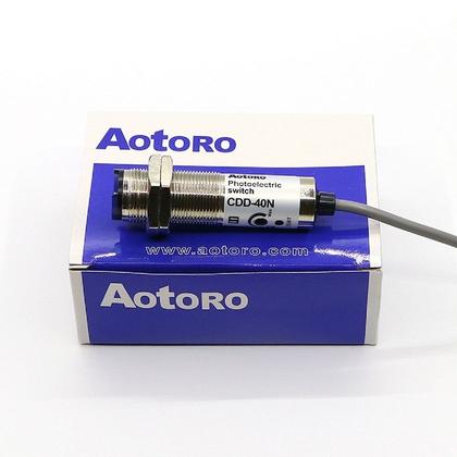 Imagem de SENSOR FOT. DIFUSO M18 CDD-40N NA+NF NPN 10-30Vdc CABO 2m 4 fios - Sn 100 a 500mm - AOTORO
