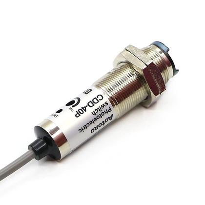 Imagem de SENSOR FOT. DIFUSO M18 CDD-40P NA+NF PNP 10-30Vdc CABO 2m 4 fios - Sn 100 a 500mm - AOTORO