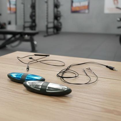 Imagem de Sensor Hand Grip Com Fio Bicicleta Spinning Ergometrica Esteira Academia Treino Cardio Fit Exercicio
